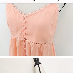 Tulle & Batiste Santorini Cami Top - Cantalope